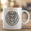 Lion In DXF Format - Free Commercial Use License