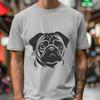 Creative Pug In PDF And PNG