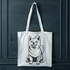 Beautiful Sitting Shiba Inu Artwork