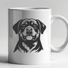 Stunning Dog In DXF - Free Download