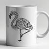 Flamingo In DXF Format - Free Digital Download, Commercial Use