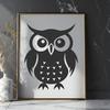 Creative Owl In PNG - Free Digital Download