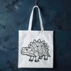 Beautiful SVG Ankylosaurus Clip Art A detailed illustration of a dinosaur featuring a distinctive frill and spiked tail.