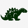 Beautiful Ankylosaurus Vector Drawing - Free SVG Download