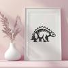 Stunning Dino - Sublimation SVG