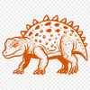 Stunning Ankylosaurus Vector Illustration