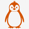 Penguin Design Element A vector graphic representation of a small flightless bird commonly found in Antarctica.