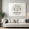 A collection of inspirational anti-war quotes in a minimalist vector format suitable for various designs and applications.