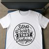 Anti-war quotes collection in a vector format suitable for cutting machines.