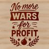 Anti war quote vector graphic for personal and commercial use