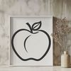 Vector Apple Graphic Illustrative apple graphic in vector format.
