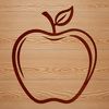 Red Delight Vector Illustration A high-quality vector illustration of a single red apple with a smooth, shiny surface.
