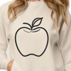 Simple Red Apple SVG Icon A high-quality digital illustration of a single red apple with a simple background.