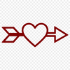SVG arrow for vector design and Cricut cutting