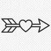 SVG arrow for vector design and cut file use