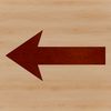 Arrow SVG template for web design and laser engraving