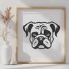 Free Bulldog In SVG, PNG, PDF And DXF File Formats - Free