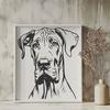 Great Dane In SVG Format - Free Commercial Use License