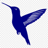 Beautiful Hummingbird In SVG Format