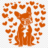 Unique Sitting Dog SVG