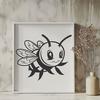 Bee In SVG Format - Free Commercial Use License