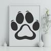 Paw Print Vector Art In SVG, PNG, PDF And DXF Formats