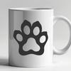 Creative Animal Paw Stencil - Free SVG Download