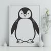 Cute Penguin In PDF & PNG