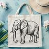 Free Unique Elephant Printable Artwork