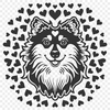 Unique Shetland Sheepdog Clip Art