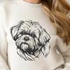 Artistic Shih Tzu In DXF For Free Download