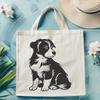 Sitting Australian Shepherd Vector Image