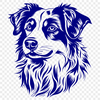 Australian Shepherd Drawing In DXF File Format For Free Download