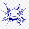 Free Unique Axolotl Clipart DXF - Commercial Use