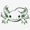 Free Stunning Axolotl Vector Image