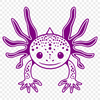 Beautiful Axolotl - DXF For Commercial Use