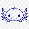 Free Axolotl Vector Image