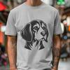 Stunning Beagle In DXF Format