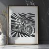 Unique Bike - Glowforge PNG