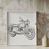 Beautiful Motorcycle DXF