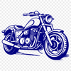 Unique Motorbike Digital Art DXF - Free Download