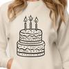 Creative Birthday Cake In DXF - Free Digital Download