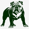 Standing Bulldog Digital Drawing - PNG Free Download