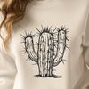 Unique Cactus - DXF Format