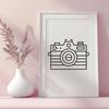 Unique Camera - Glowforge PNG