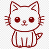 Artistic Cat PNG - For Pet Project