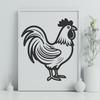 Chicken Printable Image In SVG, PNG, PDF And DXF File Formats