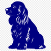 Unique Cocker Spaniel Illustration SVG - Free Download