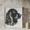 Stunning Cocker Spaniel Digital Drawing - Free PDF Download