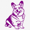 Free Stunning Corgi Digital Drawing